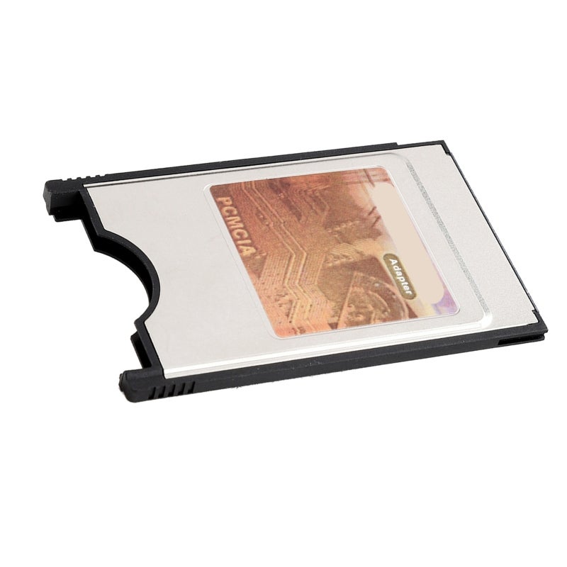 PCMCIA Memory Card Reader CompactFlash PC Card Reader Plug and Play Adapter - Image 1