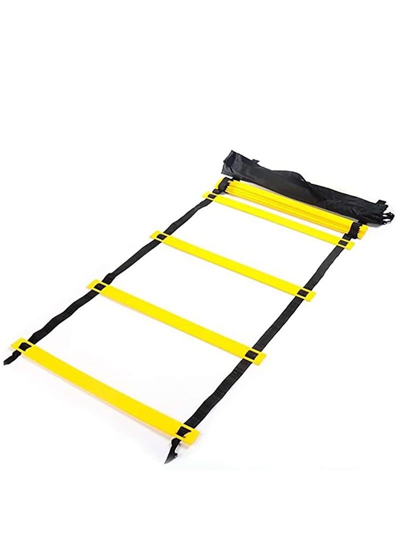 SYOSI - Agility Ladder, 12 Rung Adjustable Speed Ladder Training Ladder Speed Training Equipment with Carry Bag, Football Flexibility Training Jumping Ladder - Image 1