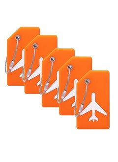 Generic 5 Pack Silicone Luggage Tags with Name ID Cards Easily Identify Your Suitcase  - Image 1
