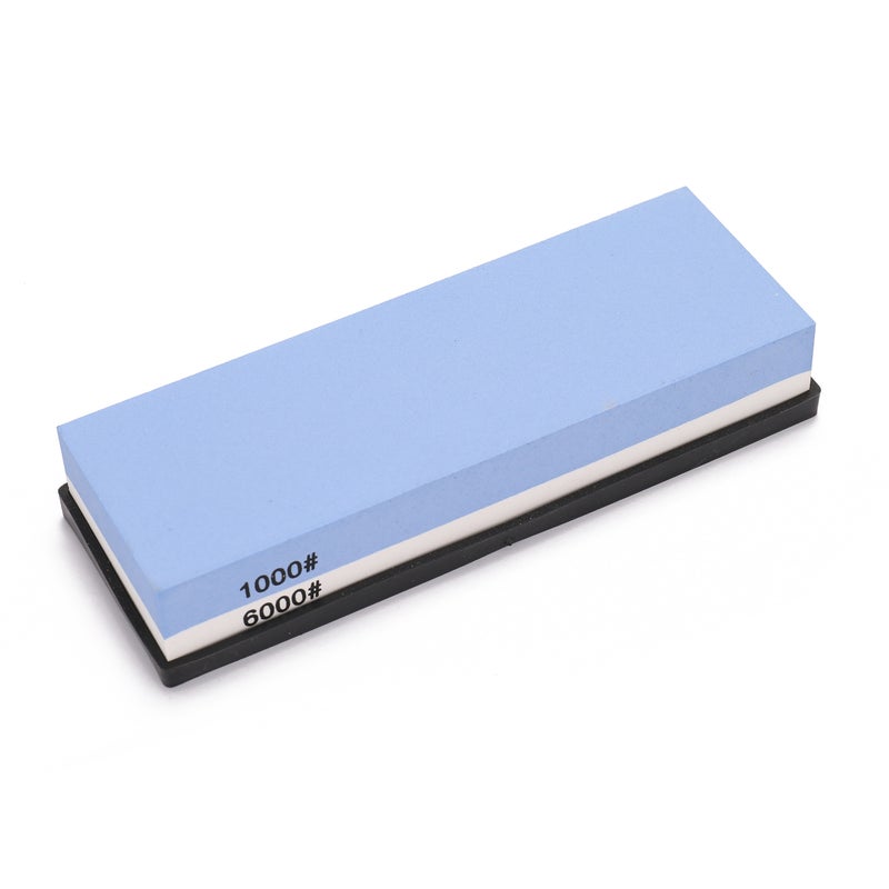1000/6000 Grit Premium Whetstone Cut Sharpening Stone Set Ideal Sharpener for All Blades Non Slip Base Cutter Sharpener - Image 2
