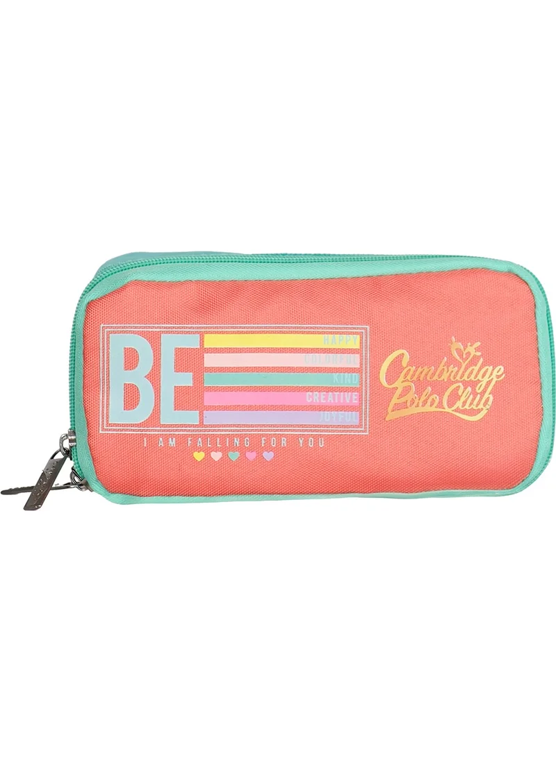 Cambridge Polo Club Be Happy Single Compartment Unisex Kids Pencil Case