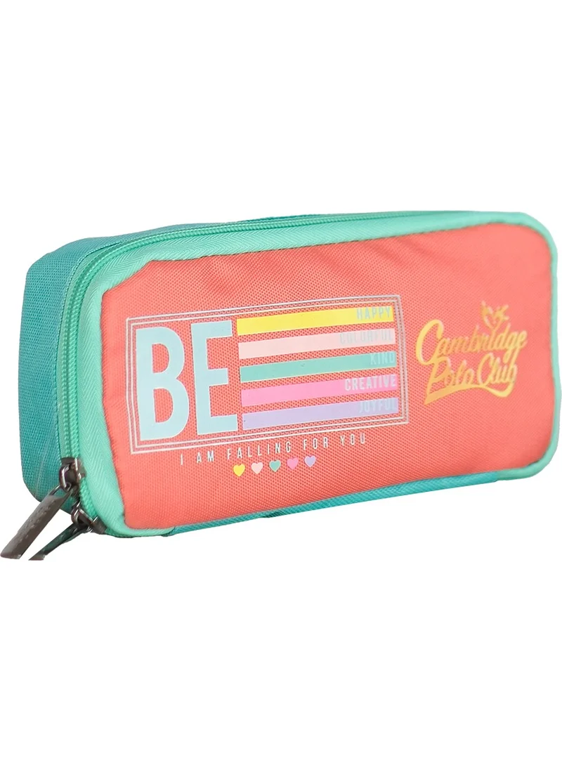 Cambridge Polo Club Be Happy Single Compartment Unisex Kids Pencil Case