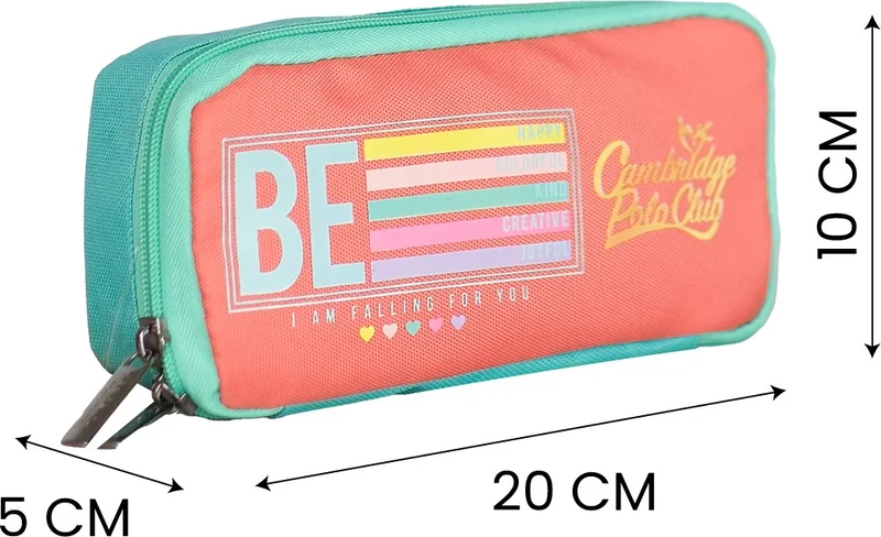 كامبريدج بولو كلوب Be Happy Single Compartment Unisex Kids Pencil Case