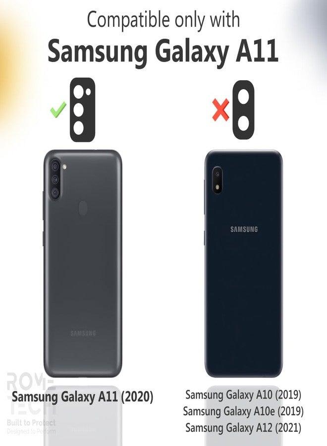 ROME TECH Designed for Samsung Galaxy A11 Case with Belt Clip Holster - Kickstand Cover Phone Case - Black - Image 2