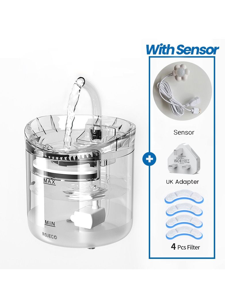 Cat Water Fountain Automatic Pet Water Dispenser Pet Smart Drinker For Cats Auto Sensor Cat Drinking Fountain Accessories - Image 1