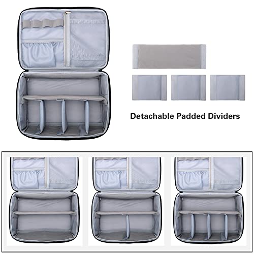 Trunab Medicine Storage Bag with Combination Lock, Lockable Pill Bottle Organizer, Travel Medication Carry Case for Medicine Box, Prescription, Vitamins,Supplements or Medical Supplies - Image 3