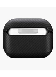 PITAKA MagEZ Airpods Pro 2 Case / 600D Aramid Fiber Material / MagSafe Compatible - Black/Grey Twill  - Image 2