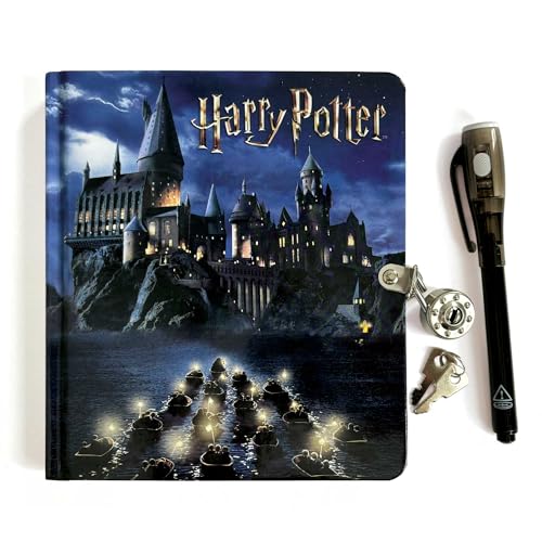 Playhouse Harry Potter Hogwarts Lock Key Lined Page Diary with Invisible Ink Pen for Kids - Image 1