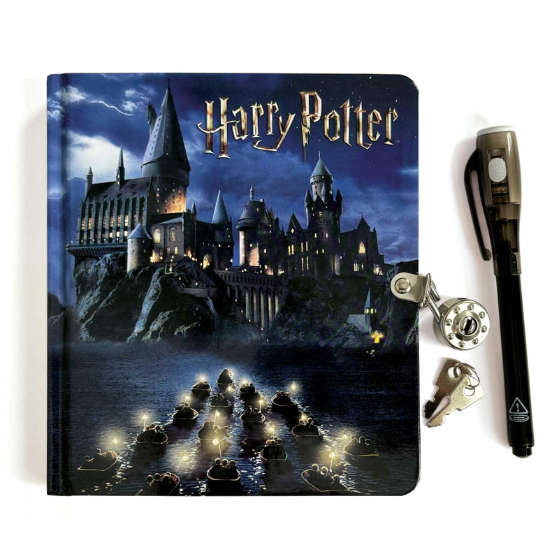 Playhouse Harry Potter Hogwarts Lock Key Lined Page Diary with Invisible Ink Pen for Kids - Image 2