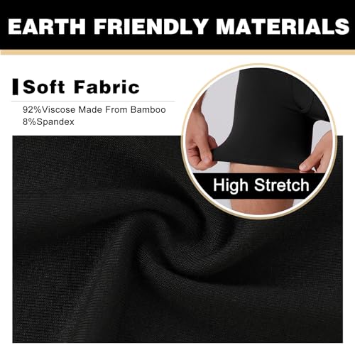 BAMBOO COOL سروال داخلي مريح للغاية للرجال من BAMBOO COOL، يمتص الرطوبة وقابل للتنفس، لا يرتفع مع فتحة، عبوة متعددة - Image 5