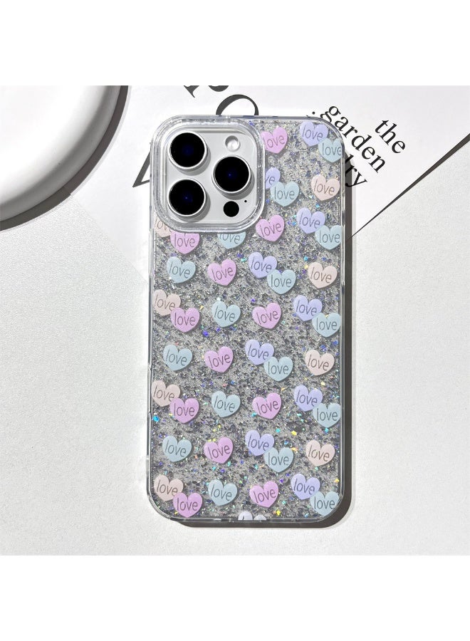 NIBEMINENT Dopamine Love Protective TPU Case Cover For iPhone 16 Plus Clear - Image 1