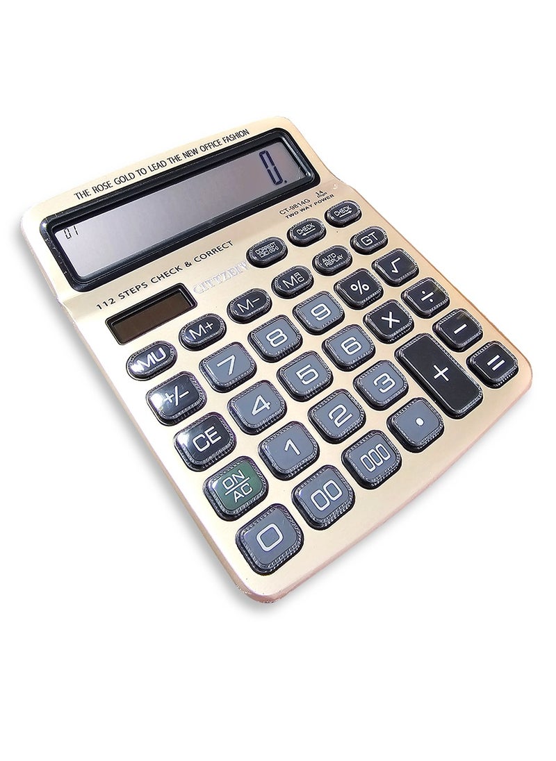 Generic - Dual Power Scientific Calculator CT-9814G with Large 14-Digit LCD Display - Image 1