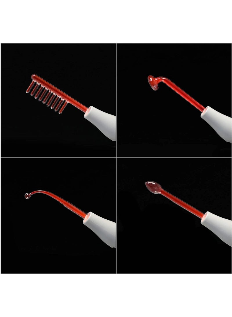 A portable, high-frequency device for treating acne, tightening skin, reducing acne scars, minimizing wrinkles, reducing puffiness and dark circles, and fading freckles – 4-in-1 RF laser for acne treatment, collagen stimulation, and hair loss prevention. - Image 3
