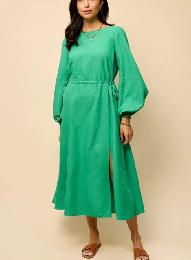 ليتل مسترس فستان ميدي أخضر