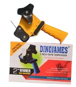 Dinojames Manual Hand Operated Plastic Body Tape Cutter 2 inch or 48mm - Image 1