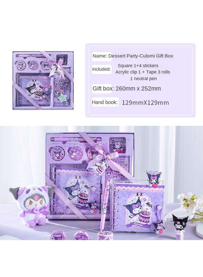 Bluejw Yuemu Sanrio Hand Book Suit Kulomi High Yan Value Hand Book Gift Box Girl Student Children's Day Gift - Image 5