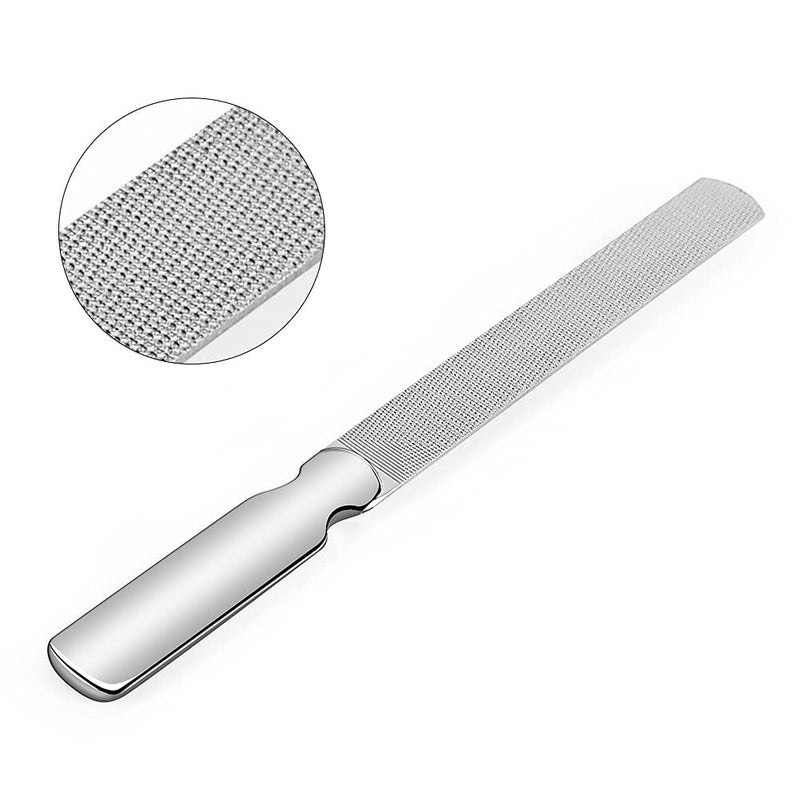 Double-sided stainless steel nail file, polished nail file - Image 4
