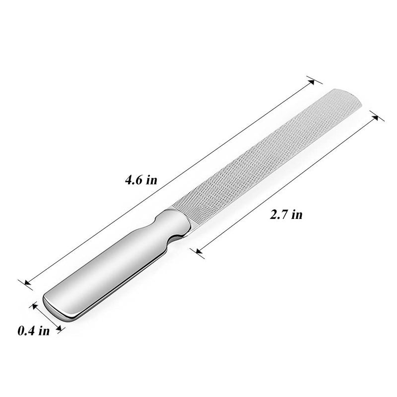 Double-sided stainless steel nail file, polished nail file - Image 3