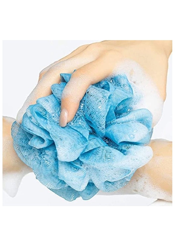 OASIS-TH 3 Pcs Bath Loofah Deep Exfoliating Gloves Skin Back Scrubber Ball Sponge For Shower Body Bathing By Women Men Baby  - Image 5
