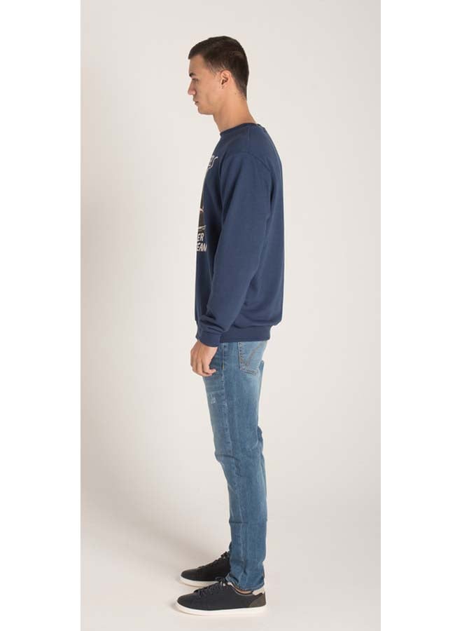 Marco Bergamo Printed Crew Neck Sweatshirt - Image 3