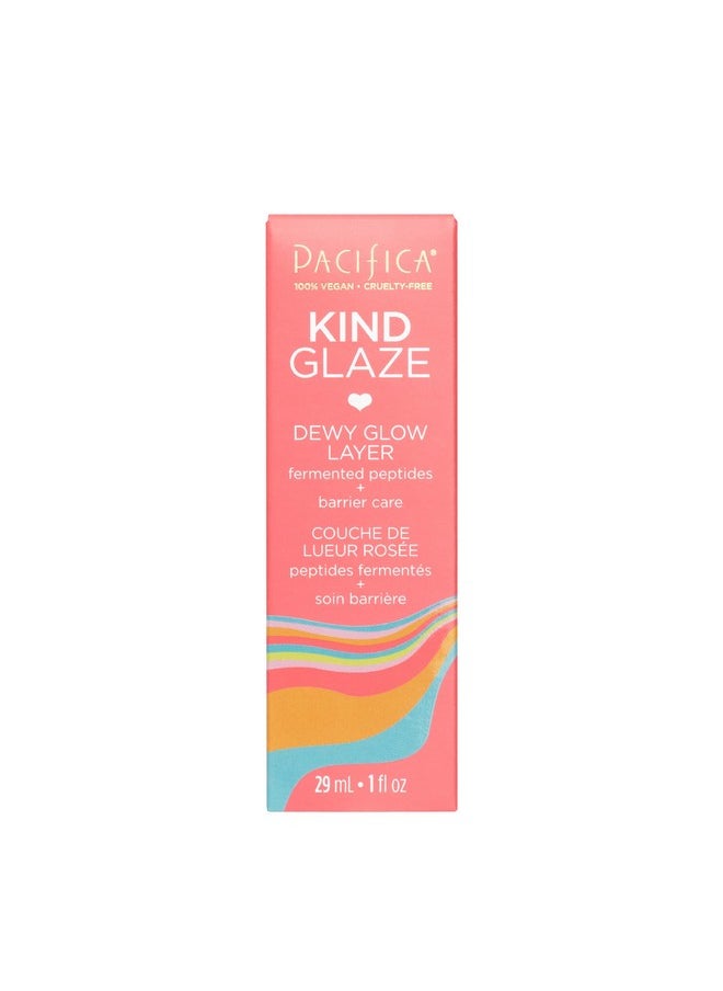 Pacifica Beauty Kind Glaze Dewy Glow Layer Face Foundation Primer & Highlight Creates A Flawless Filter Illuminating Primer All Skin Tones Universal Shade Vegan Collagen Ceramides Vegan  - Image 5