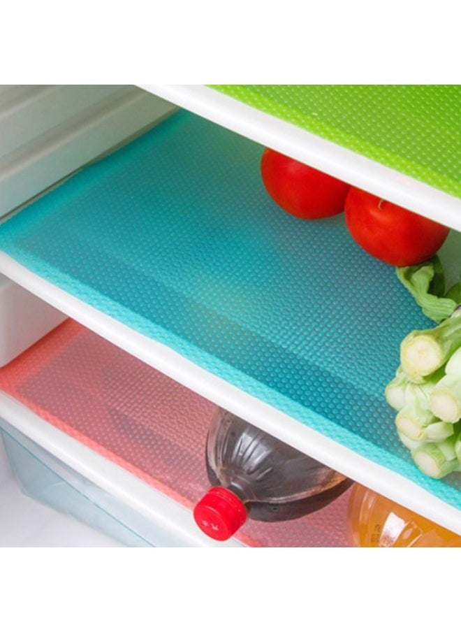 Generic Kitchen Anti-slip Mat Cuttable Dirt-resistant Refrigerator Mat Multi-piece Set Cabinet Non-slip Dining Kitchen Utensils-Color:Flat Dot Solid Gray-Specifications:45*29cm (2 Pieces)  - Image 4