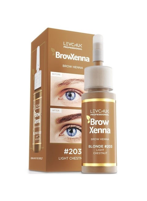 Purely Natural Eyebrow Henna To Dye Tint And Stimulate Growth Brows To Make Semi Permanent Waterproof Brow Tint (204)