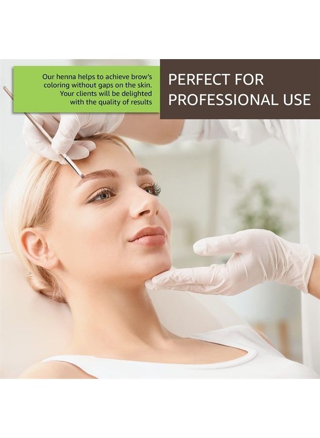 BrowXenna - Purely Natural Eyebrow Henna To Dye Tint And Stimulate Growth Brows To Make Semi Permanent Waterproof Brow Tint (204) - Image 1