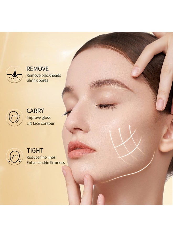 QANZIRE - 24K Gold Snail Tearing Mask-Deep Ceansing & Tighten Pores Gold Peel,Lifts, Soothes & Hydrates Skin For Luminous Finish 50g - Image 1