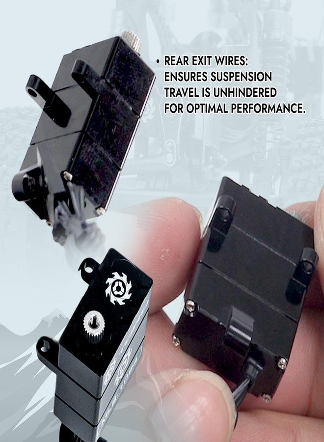 Helidirect TORQ Direct Mount Servo High Torque Servo for FURITEK FX118, CR18P 2024, HobbyPlus ARKTOS 6x6, HPI Venture 18 - Remote Control Car, RC Car, 1/18 RC Crawler Electronics (with Servo Horn) - Image 4