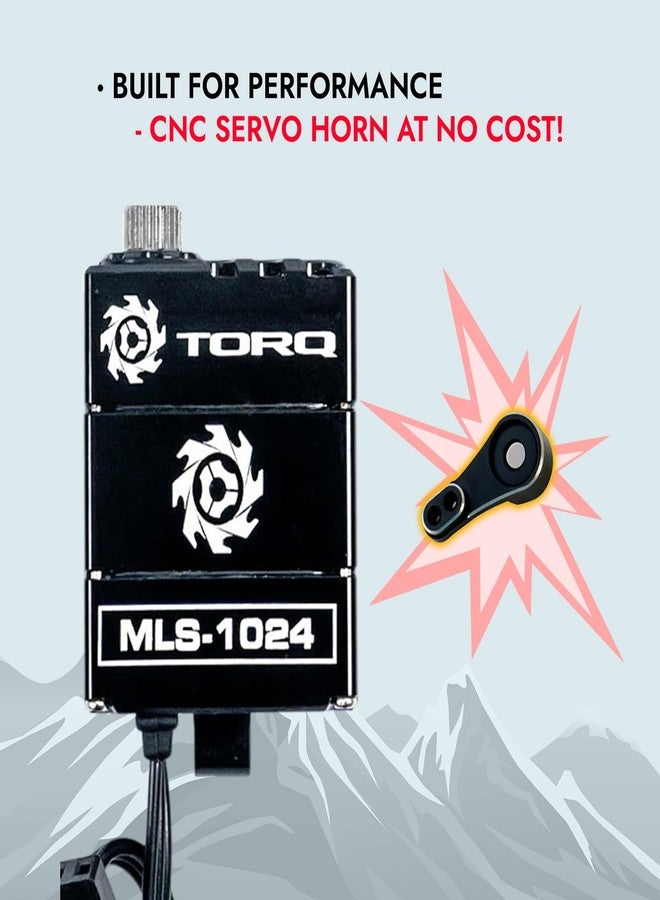 Helidirect TORQ Direct Mount Servo High Torque Servo for FURITEK FX118, CR18P 2024, HobbyPlus ARKTOS 6x6, HPI Venture 18 - Remote Control Car, RC Car, 1/18 RC Crawler Electronics (with Servo Horn) - Image 3