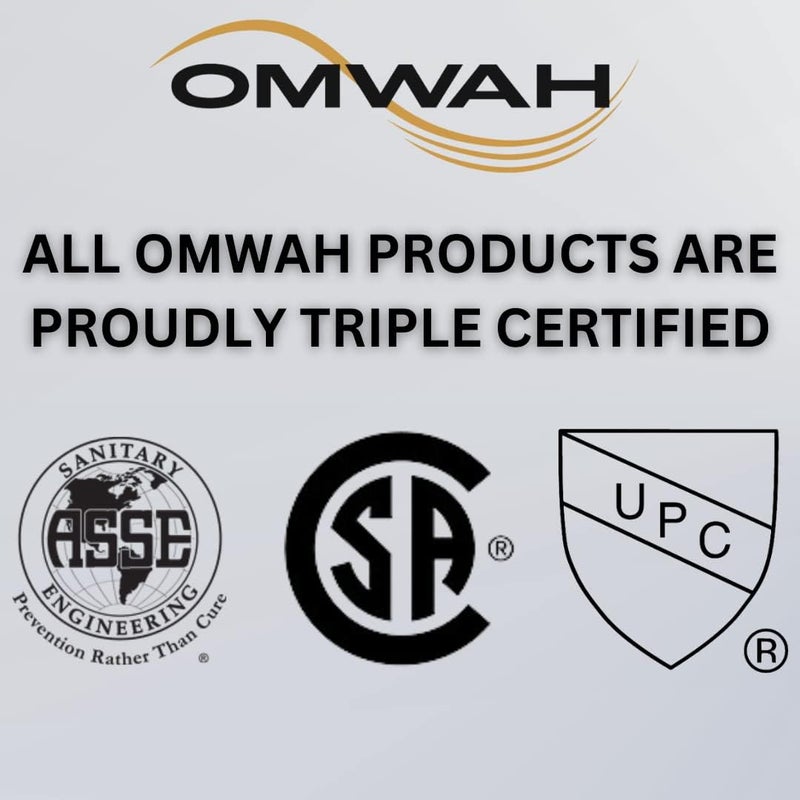 OMWAH حوض شامبو صالون معتمد من UPC وصنبور رشاش ومكسر فراغ OMWAH SU94 1 - Image 2