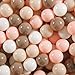 GOGOSO Ball Pit Balls for Toddlers Kids Plastic Balls for BallPit Playpen Pool Baby Play Pastel BPAFree Non Toxic Play Pastel Crush Proof Bal Pink Brown Beige 100pcs - Image 2