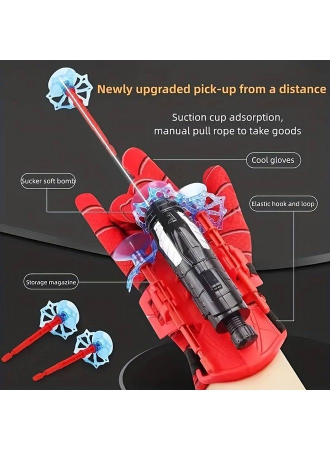 ماجيك واند Magicwand®【عبوة من قطعتين】 لعبة كوسبلاي للأطفال على شكل شبكة العنكبوت الخارقة مع قاذف قفازات للمعصم - Image 4