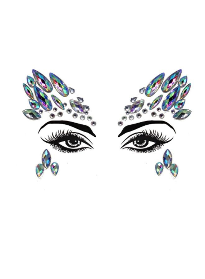ملصقات تاتو كريستاليه للوجه - Image 1