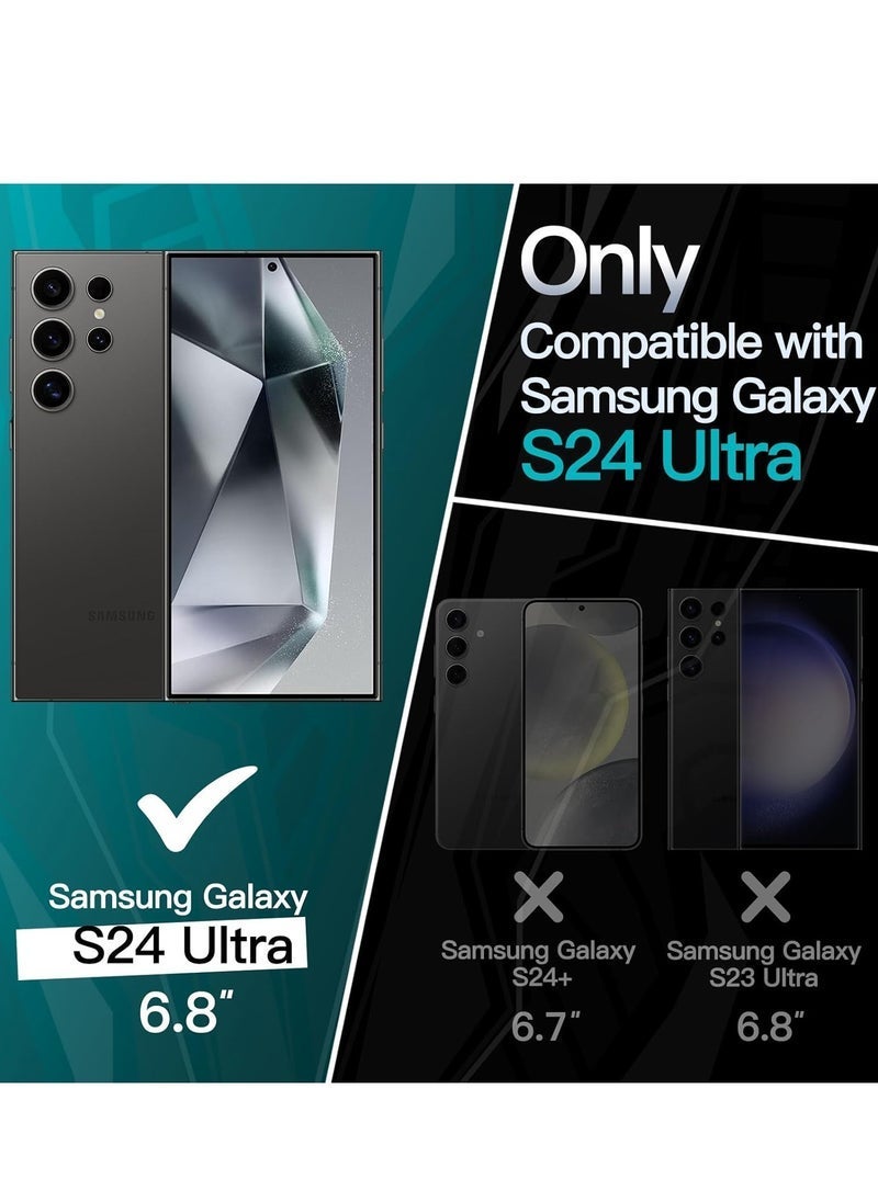 Raxoom Samsung Galaxy S24 Ultra Magnetic Case Cover â€“ Slim Thin Shockproof Protective Case Compatible with Wireless Charging | Lightweight Magnetic Back Cover for Samsung Galaxy S24 Ultra 6.8-Inch | Anti-Scratch & Drop Resistant - Image 2