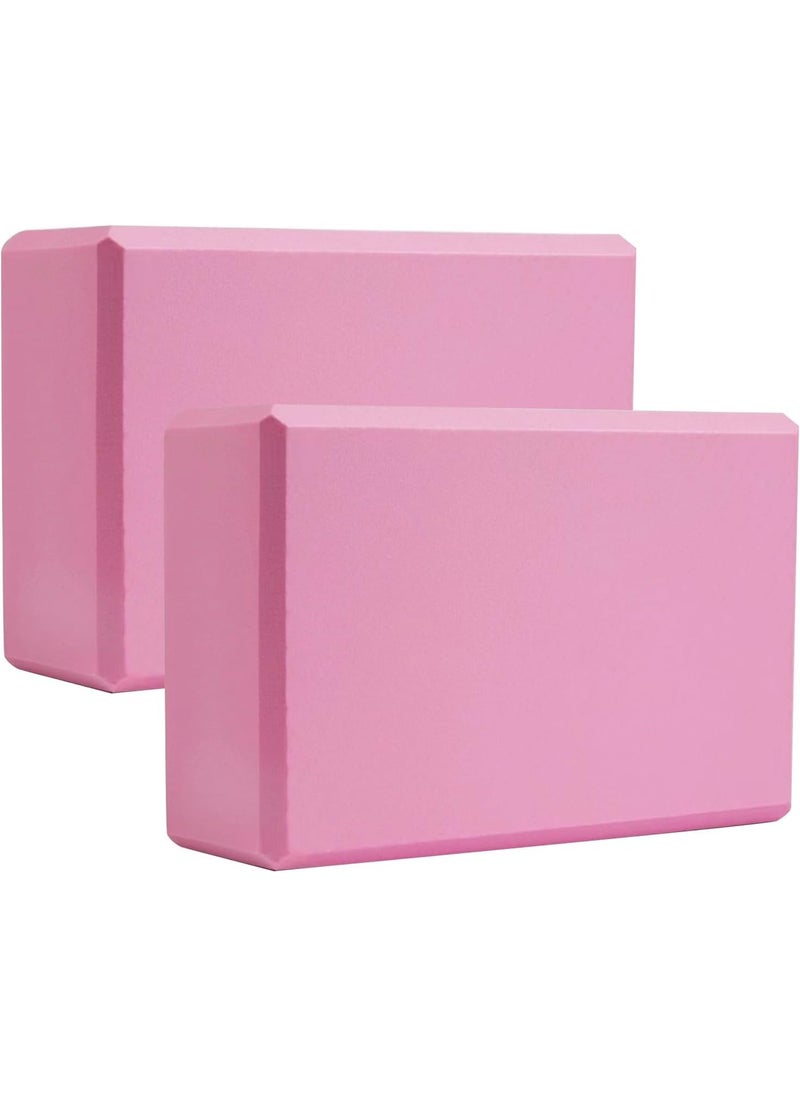 SportQ - SportQ®️ Yoga Block Block 2 Pcs, High Density EVA Foam Non Slip Yoga Block for Home Gym Improve Stretching for Yoga/Pilates/Fitness - Image 1