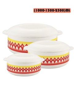 Cady One Food container set of 3 pieces (1000-1500-2500) ml  - Image 1