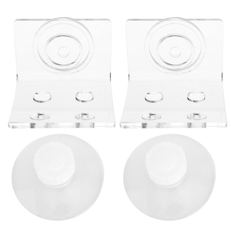 Front Loading Coral Bracket: 1 Pc Suction Cup Easy Install - Front-Loading Bending Type Even Coral Growth Coral Rack for Aquarium Landscaping, SPS Coral Growth - Image 1