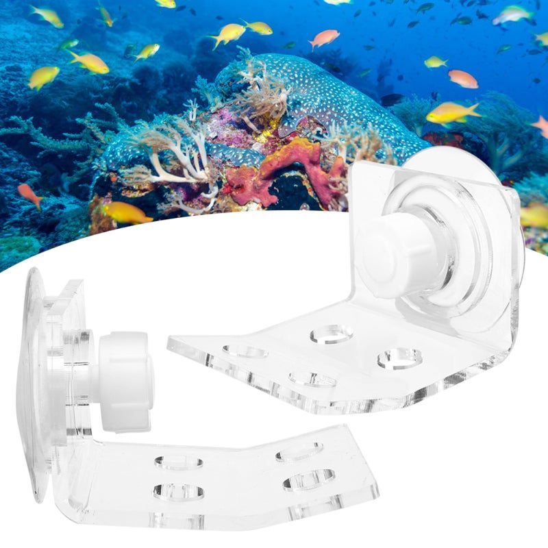 Front Loading Coral Bracket: 1 Pc Suction Cup Easy Install - Front-Loading Bending Type Even Coral Growth Coral Rack for Aquarium Landscaping, SPS Coral Growth - Image 4