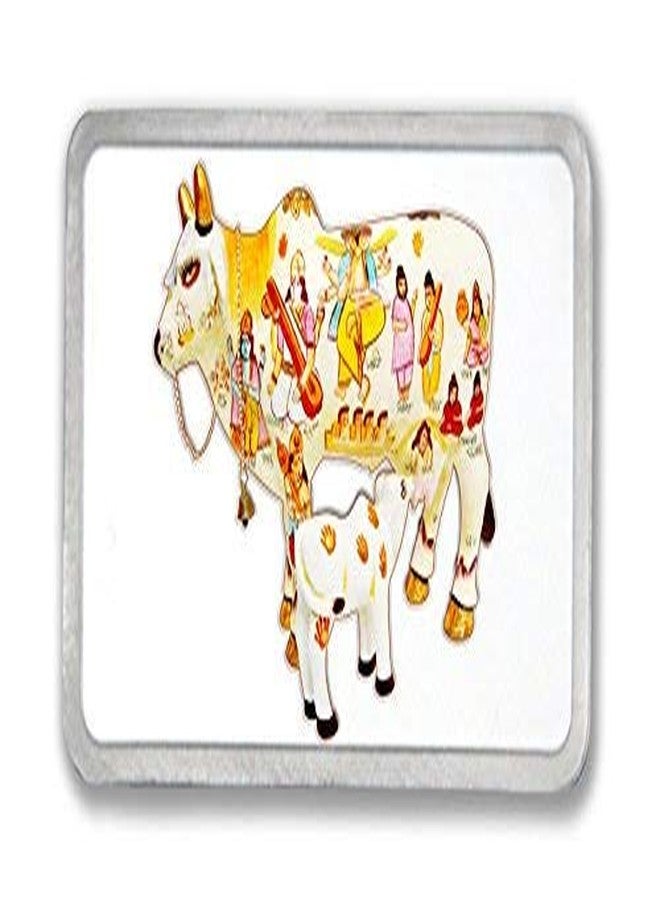 Kundan 20g (999.9) Holy Cow Silver Colour Bar - Image 1