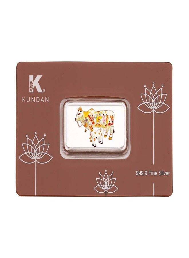 Kundan 20g (999.9) Holy Cow Silver Colour Bar - Image 3