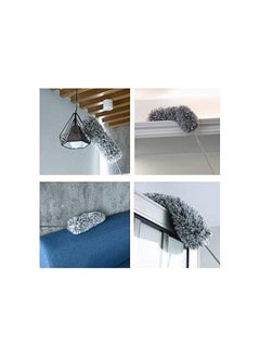 Generic Microfiber Duster with 2.54m Stainless Steel Extension Pole, Bendable Head, 100 Inches, for Ceiling Fans, High Ceilings  - Image 2