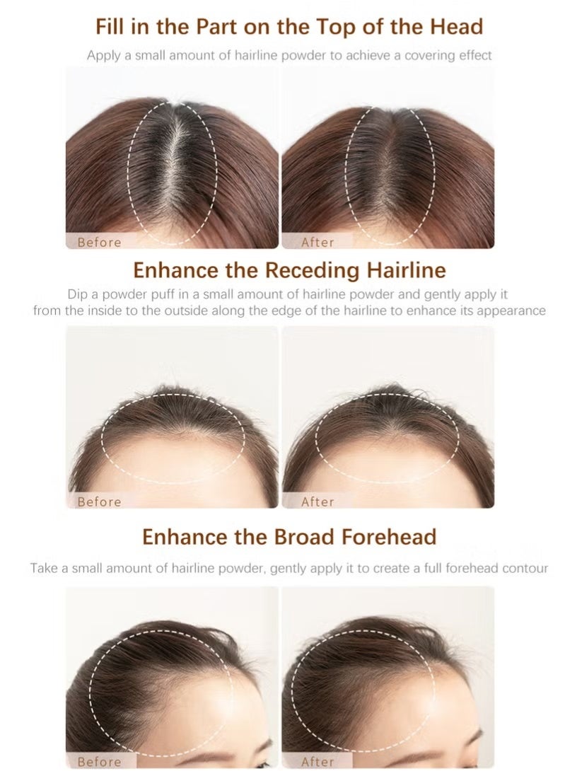 سويكي بودرة الشعر السحرية – تغطية سريعة لخط الشعر، مظهر طبيعي، سهلة التطبيق - Image 5