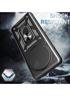 Generic Shield Full Protection Case With Metal Ring &Slide Camera Cover For honor x9c cover  - Image 4