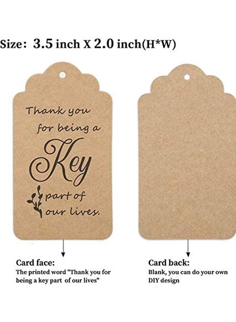 NIBEMINENT Key Bottle Openers, SYOSI 10 Set Vintage Opener With Escort Card Tag And Chains, For Party Festival Souvenir Gift - Image 4