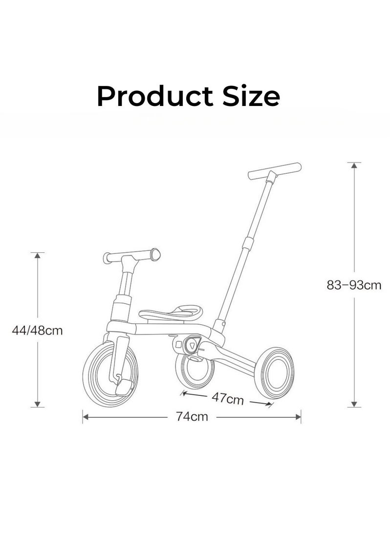 دراجة ثلاثية العجلات للأطفال 5 في 1، دراجة ثلاثية العجلات للأطفال بعجلات إيفا، مقبض دفع قابل للتعديل للوالدين، مقعد ودواسة، دورة ثلاثية العجلات للأطفال من عمر 1 إلى 5 سنوات - pzsku/ZDA6E94A70180BDA85124Z/45/_/1694452343/27645d9b-339e-4207-a10c-f6a1fbbb331a