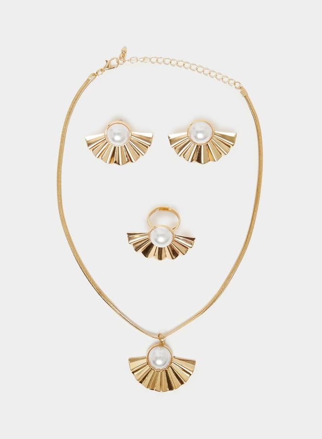 Styli Shell Drop Layered Necklace  - Image 2