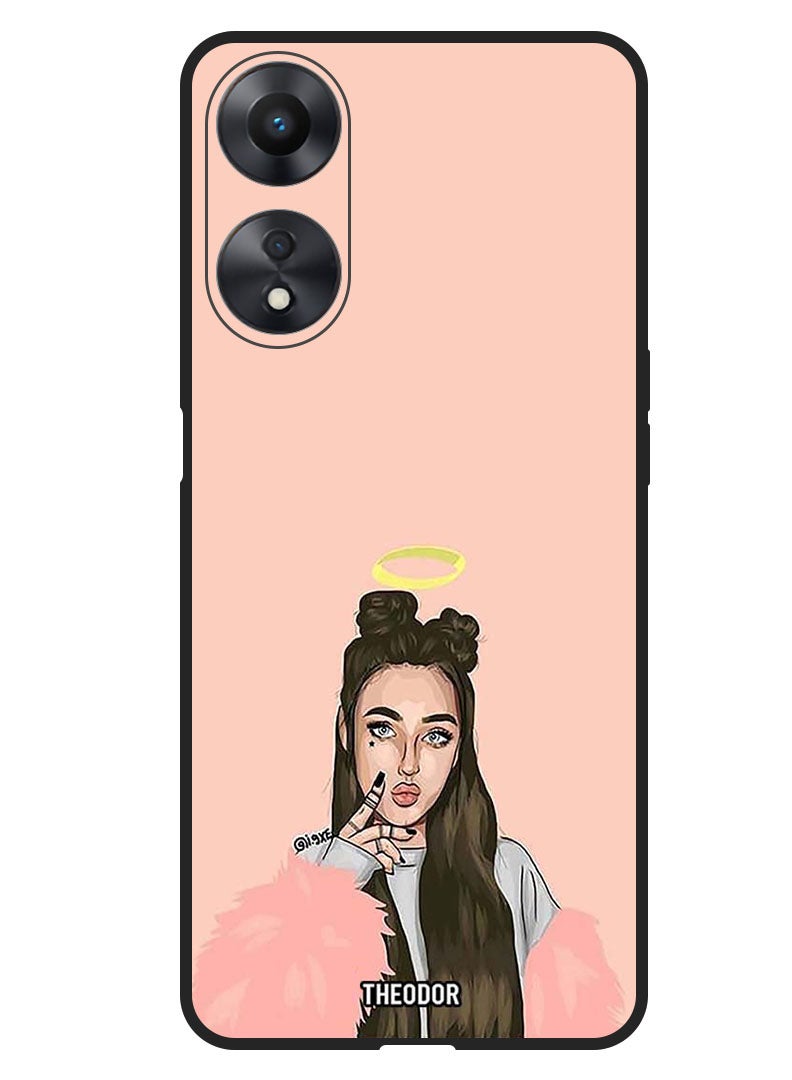 Theodor Protective Case Anti Scratch Shock Proof Bumper Cover For Oppo A1 5G Princess - Image 1