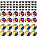 Elcoho 48 Pieces Pool and Beach Party Favors Inflatable Beach Balls Sunglasses for Adults Pool Party Supplies Summer Water Fun Toys for Beach Park Backyard Summer Party - Image 4